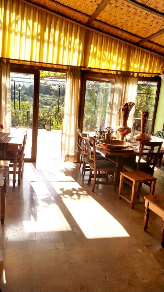 Turkish Titled Authentic Restaurant and House For Sale in Ozankoy, Kyrenia