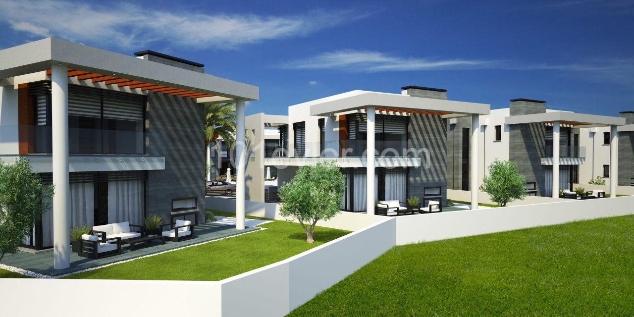 3+1 Villas within Secure Complex for Sale in Ozankoy Kyrenia Northern Cyprus