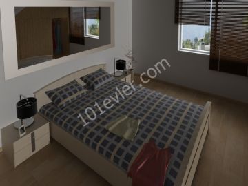 2 BEDROOM PENTHOUSE IN ÇATALKÖY KYRENIA 10,000 STG.DEPOSIT 750 STG PER MONTH