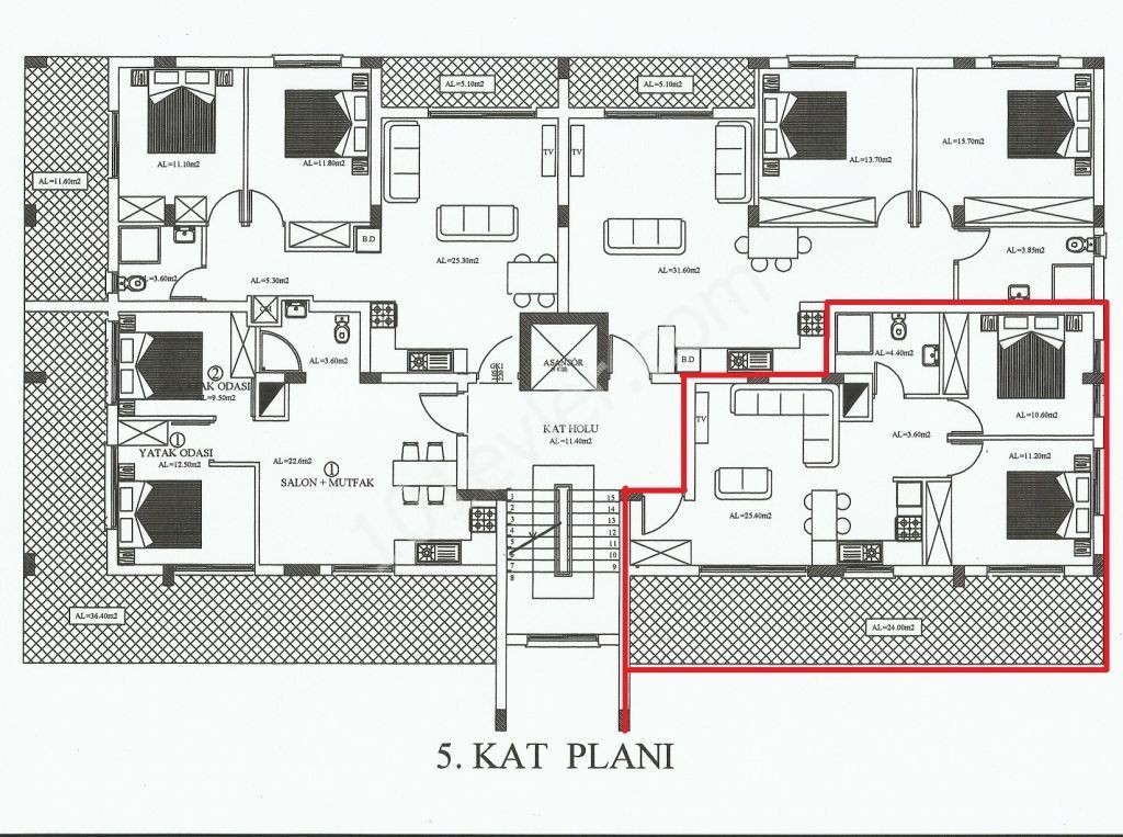 квартира Продается in Girne Merkez, Кирения