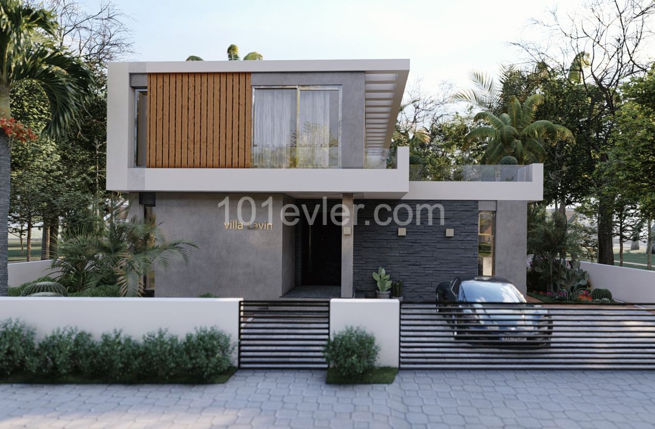 EXKLUSIVE UND EINZELDESIGN-LUXUSVILLA ZUM VERKAUF IN YENIBOGAZICI ***LLOGARA 265.000*** ** 