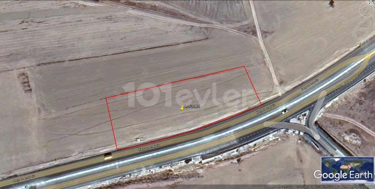 ISKELE- KALECIK - 5.352 SQUARE METERS LAND ***£180.000***