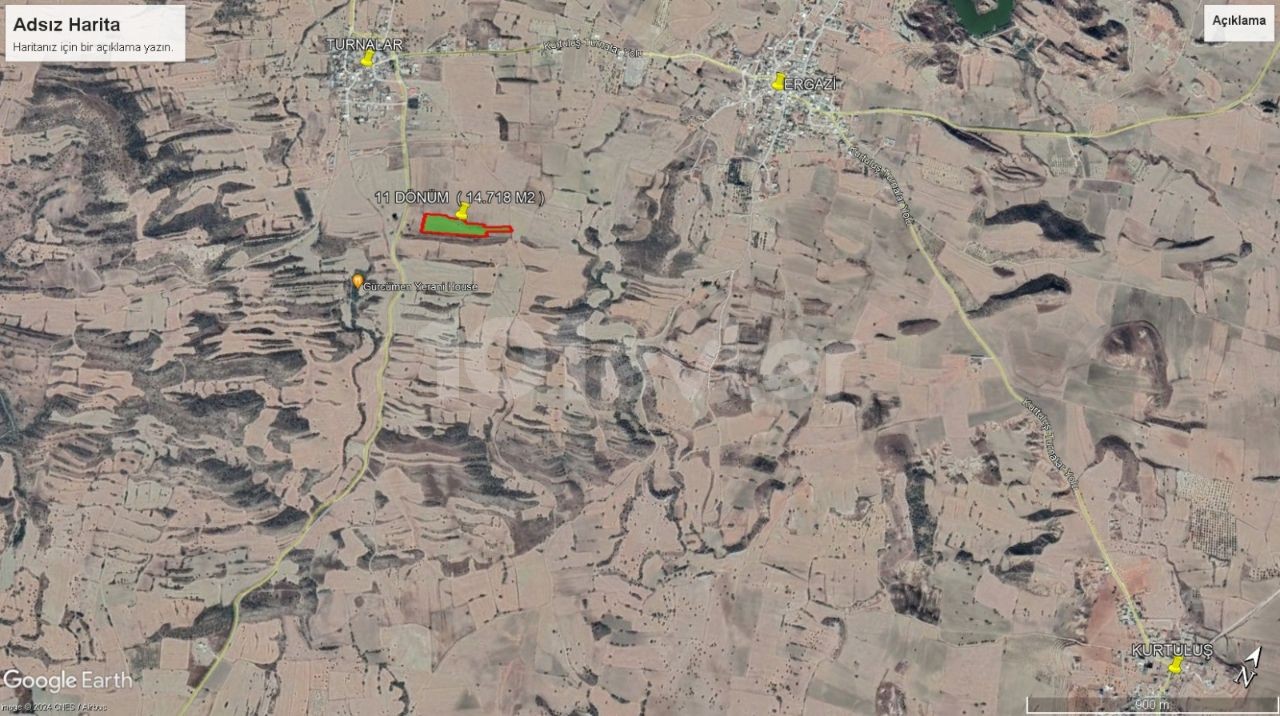 INSGESAMT 14.718 QUADRATMETER LAND ZUM VERKAUF IN KRANALAR GESAMT * * LLORA 90.000** ** 