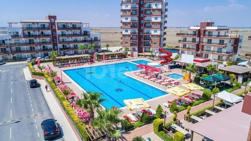 İSKELE NOYANLAR-LONG BEACH’DE FULL EŞYALI SATILIK STUDİO DAİRE ***£69.000***