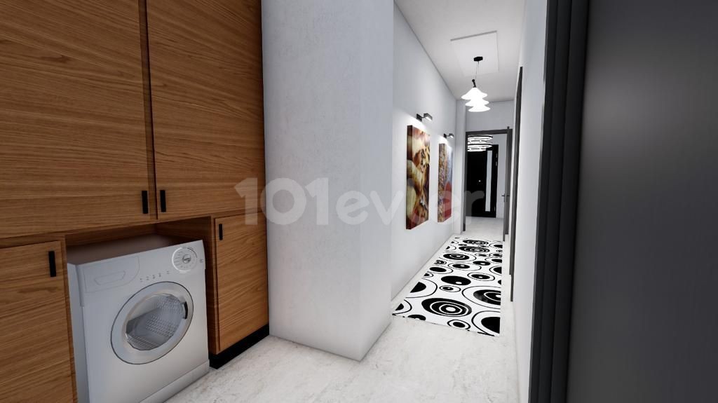 GAZİMAĞUSA - MARAŞ - 4 YATAK ODALI İKİZ VİLLALAR - 4 AY SONRA TESLİM £170.000