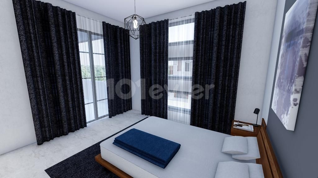 GAZİMAĞUSA - MARAŞ - 4 YATAK ODALI İKİZ VİLLALAR - 4 AY SONRA TESLİM £170.000