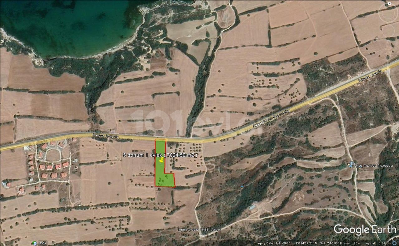 YENIERENKOY 5 DONUM 1 EVLEK    LAND FOR SALE    ***£35000 STG PER DONUM ***    