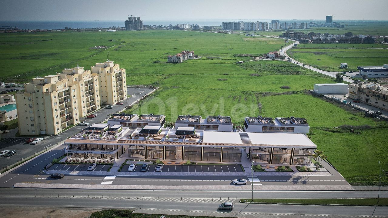 ISKELE  – ISKELE CENTRE 190 M2 CLOSED AREA + 95 M2 ROOF TERRACE  SHOPS           FOR SALE   ***WITH PRICES STARTING FROM 294,000 STG***