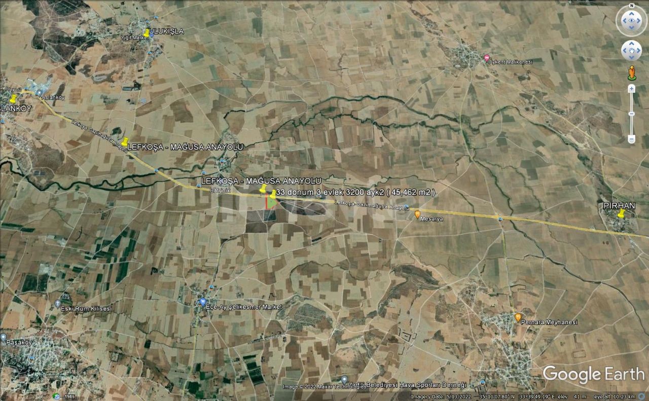 FASIL 96-GRUNDSTÜCK ZU VERKAUFEN MIT UNBEGRENZTER BODENGENEHMIGUNG (45.462 M2) ***£11.500 STG DONUM ***