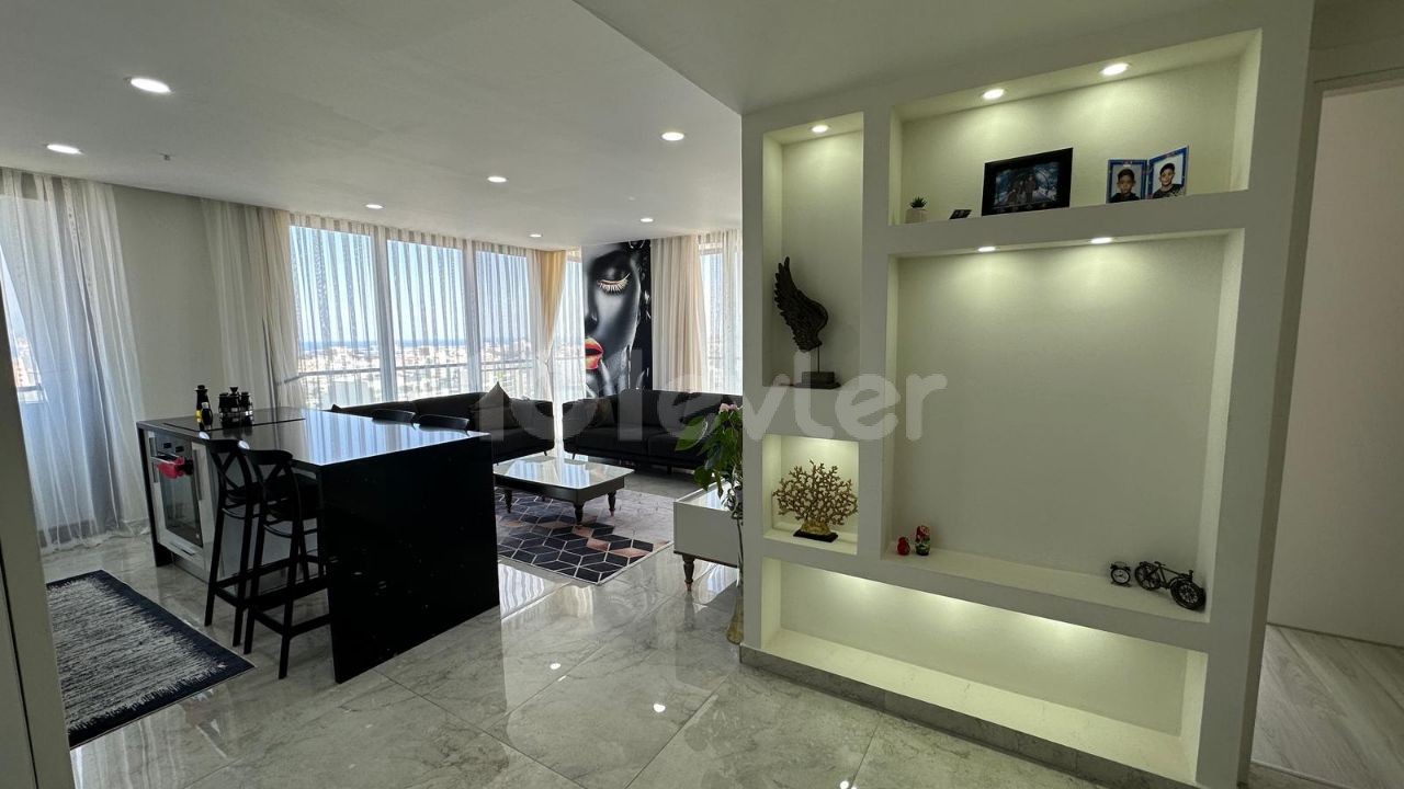 GAZİMAĞUSA - CENTER - Northernland - PREMIER - 3+1 FLAT با منظره دریا ***160.000 پوند***