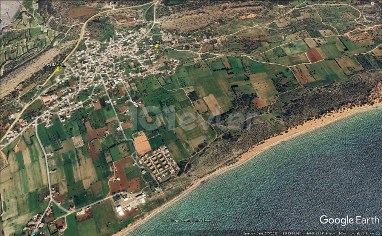 BUİLDİNG PLOT FOR SALE -KUMYALI       ***£65.000 STG ***