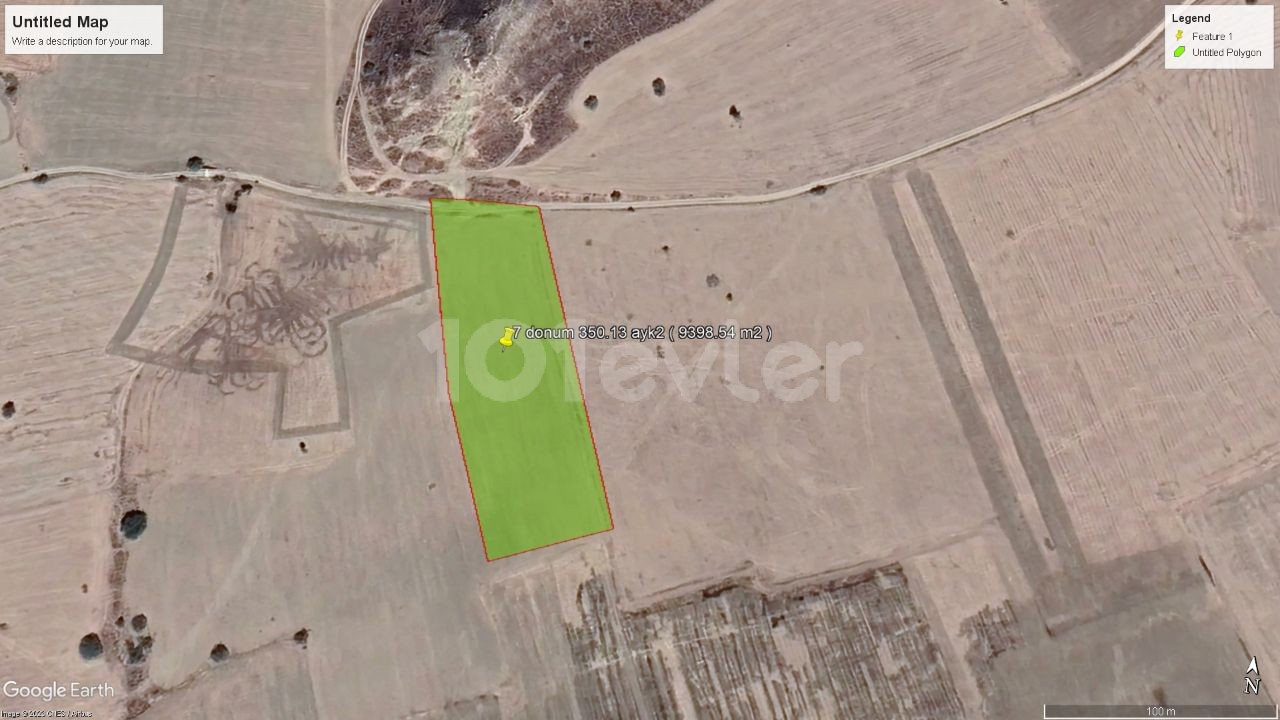 TUZLUCA    9398.54 SQUARE METER    ***£23.000 STG PER DONUM***   LAND FOR SALE