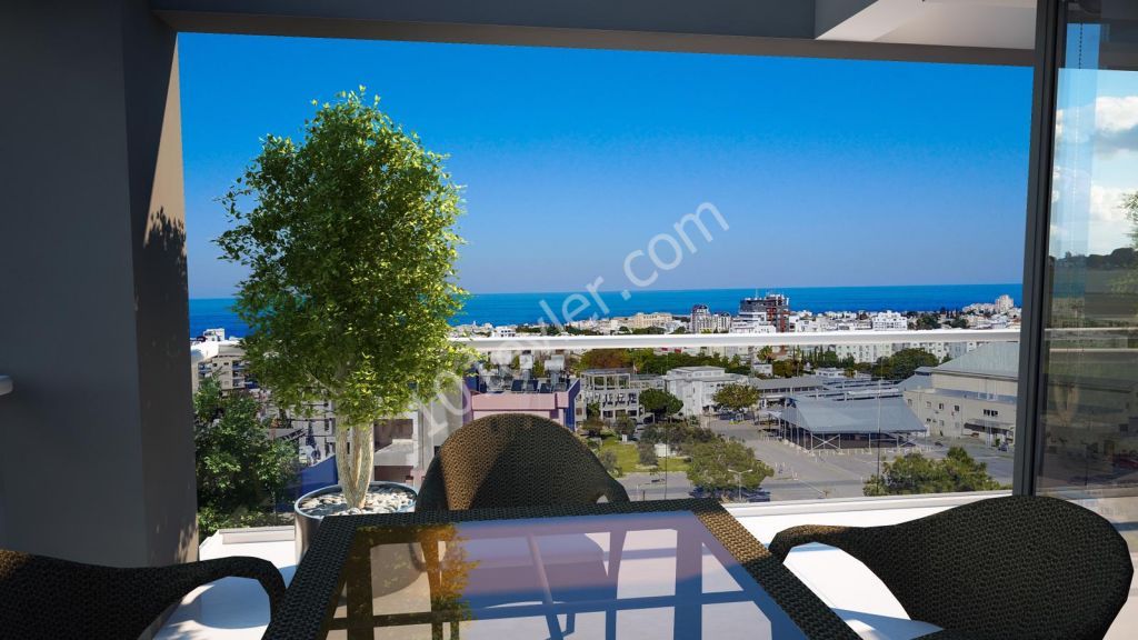 Girne Merkez'de 2+1 Penthouse Satılık 