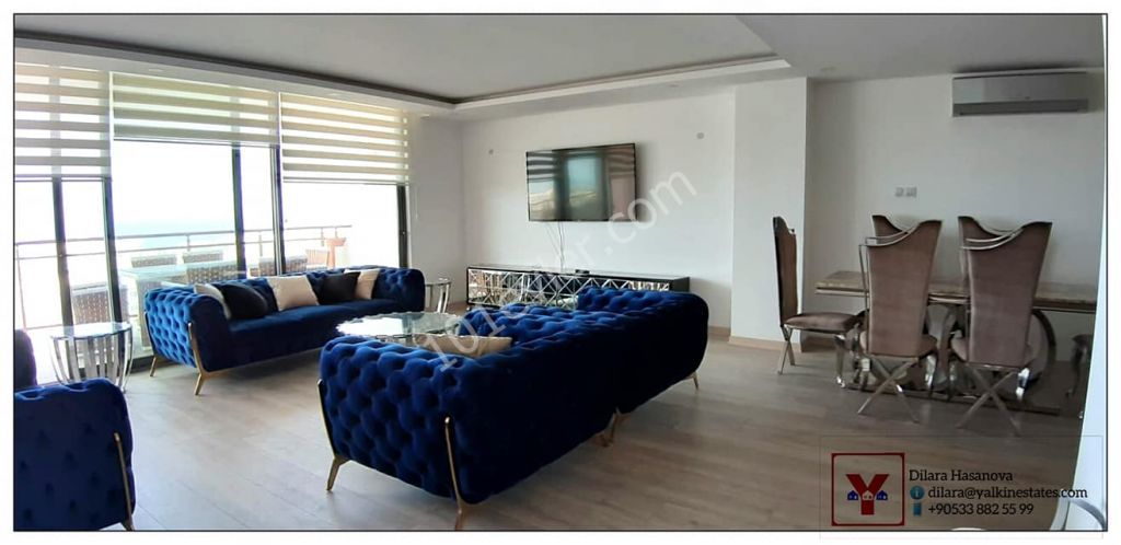 3 bedroom Luxury Apartment for rent in Feo Elegance/ Kyrenia