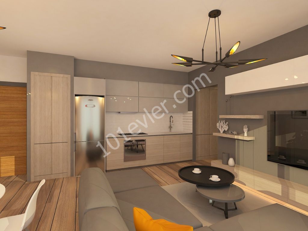 One bedroom flat for sale in Alsancak (Kyrenia district)