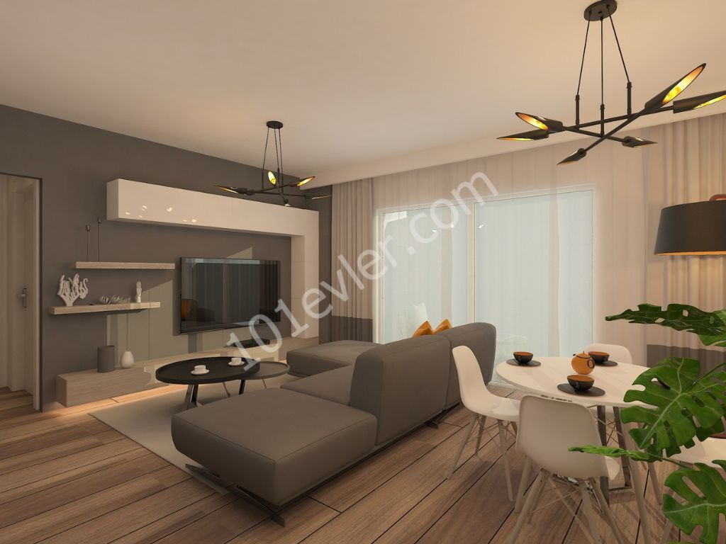 One bedroom flat for sale in Alsancak (Kyrenia district)