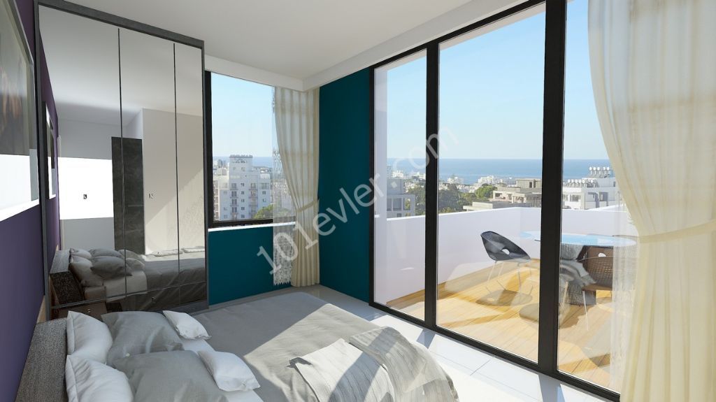 1+1 Apartment for sale in Kyrenia Center 