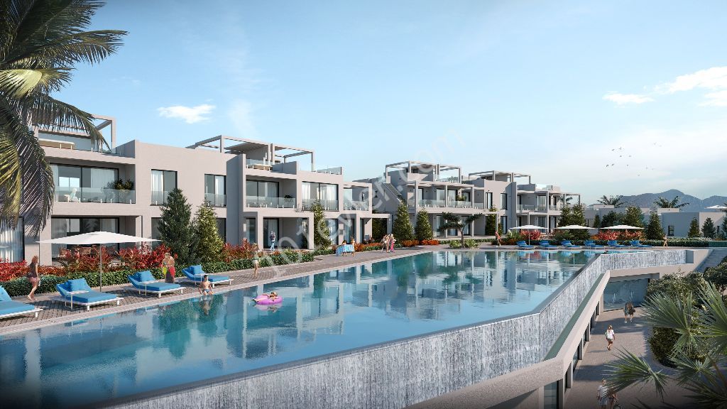 2 bedroom new apartment by the sea for sale in Kyrenia, Esentepe