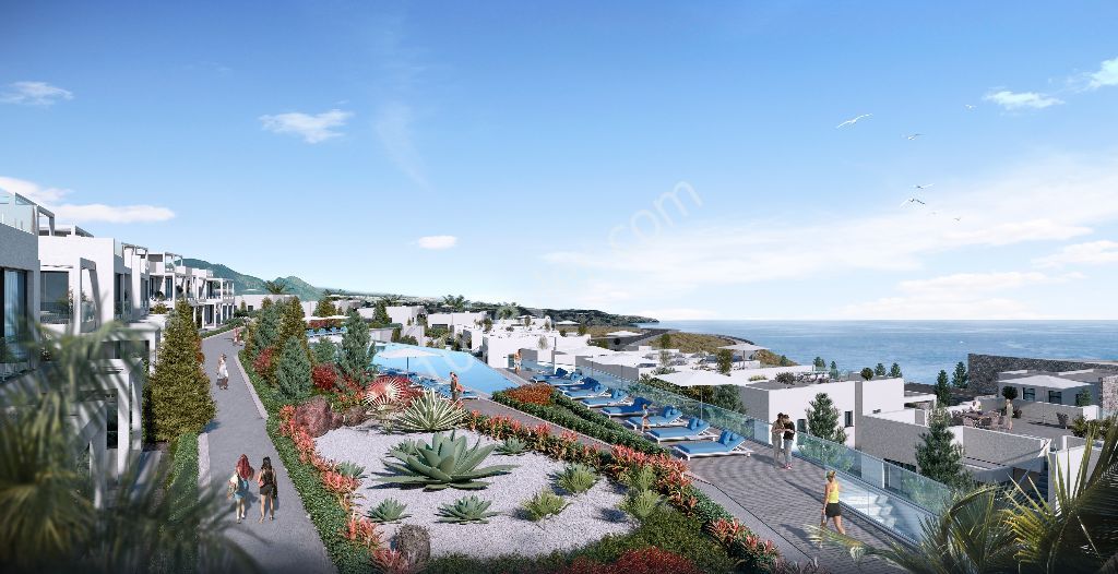 Girne Esentepede 3 yatak odalı satılık yeni denize sıfır penthouse