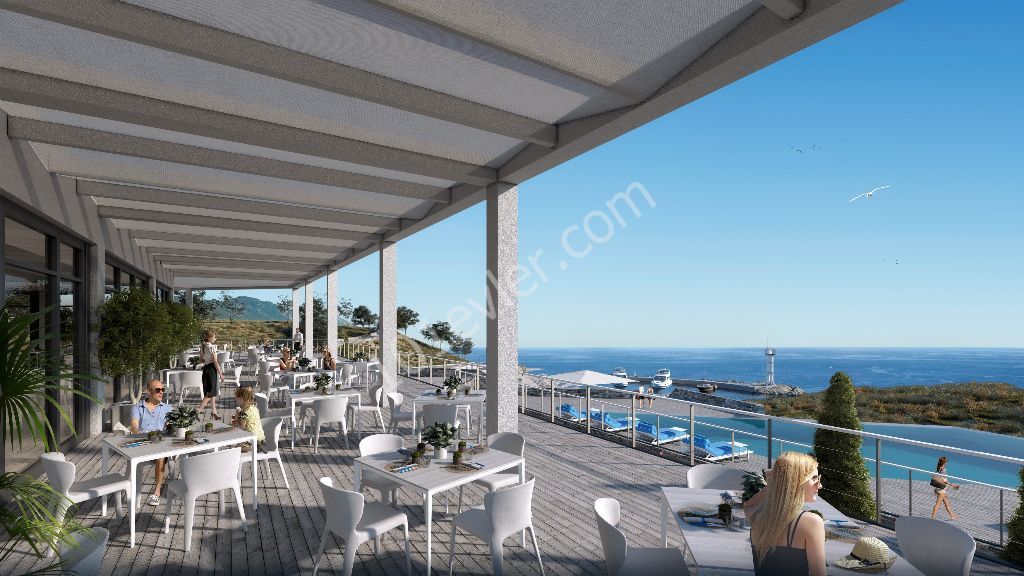 3 bedroom new penthouse by the sea for sale in Kyrenia, Esentepe