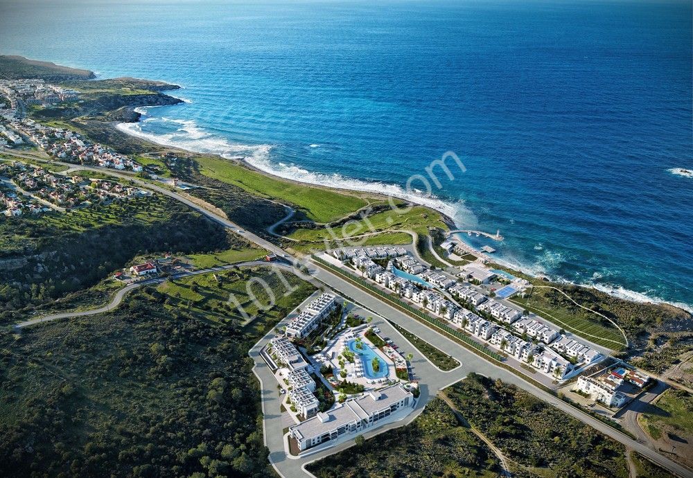 1 +1 modern-style apartment by the sea for sale in city of Kyrenia, Esentepe