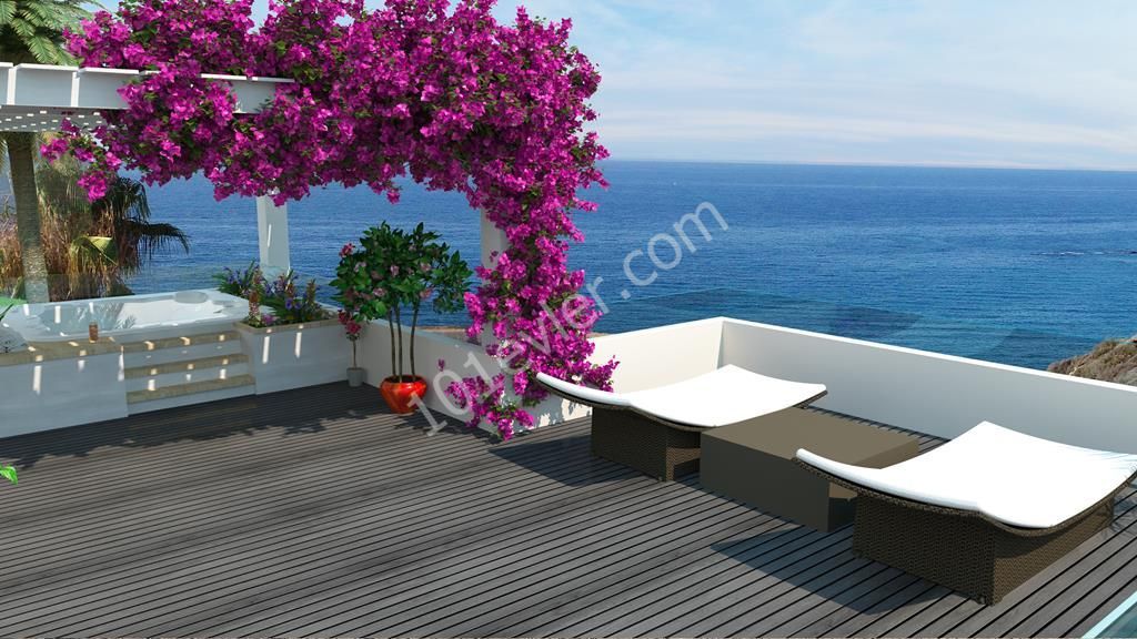 2 bedroom luxurious penthouse apartment for sale in Kyrenia, North Cyprus