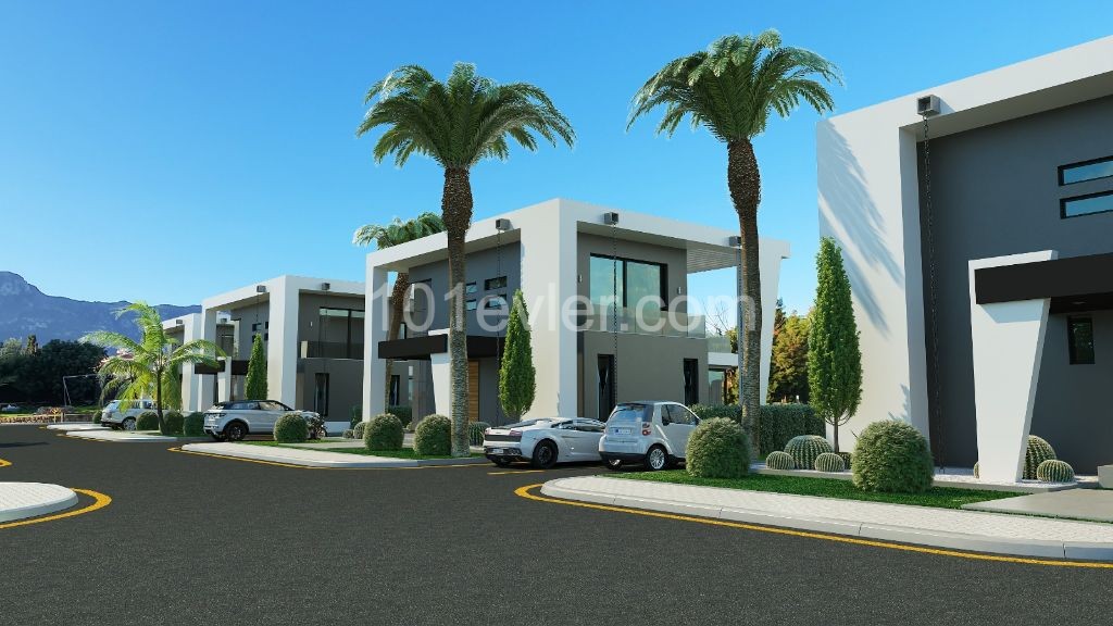 Alsancak'ta satılık Modern 3+1 Villa. Teslim kasım2023