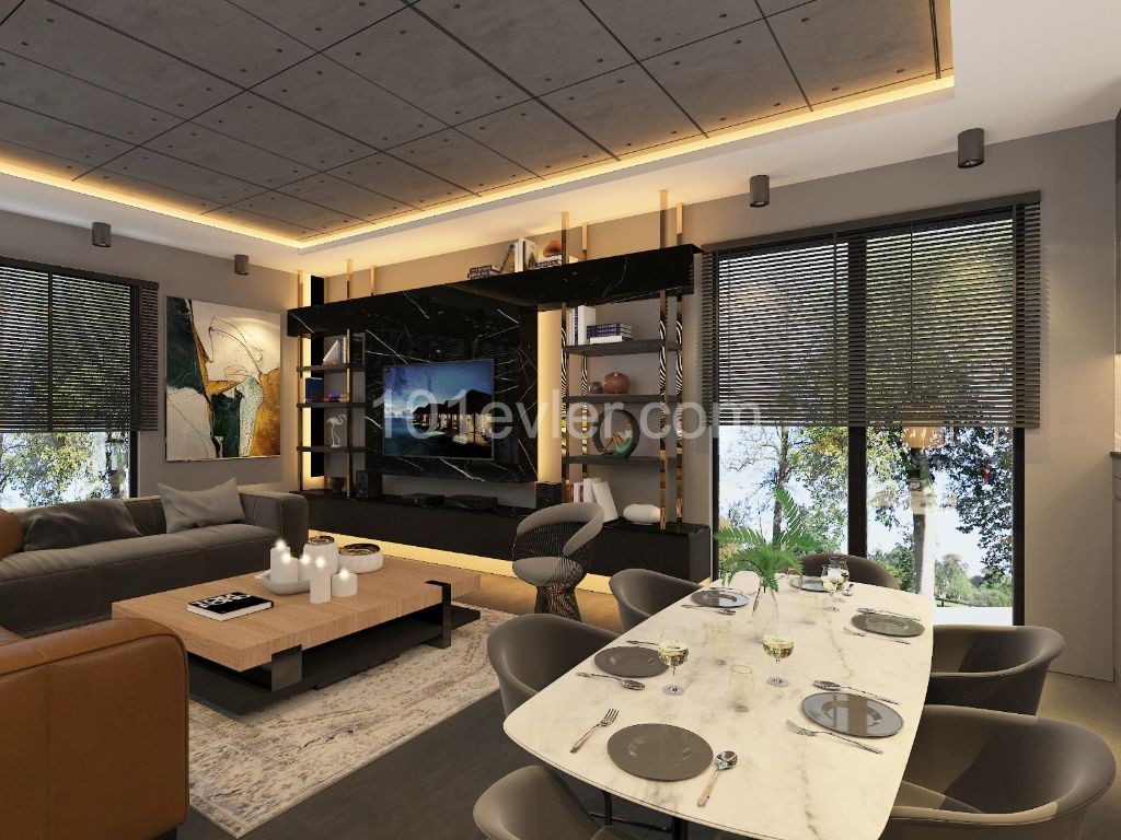 Alsancak'ta satılık Modern 3+1 Villa. Teslim kasım2023