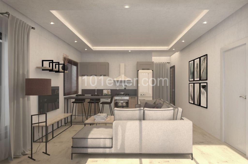 1+1 LUXURY APARTMENT FOR SALE İN KYRENİA,KARAOĞLANOĞLU