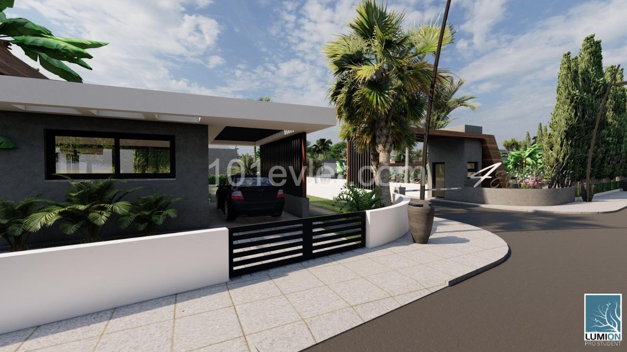  ONE STOREY VILLAS 3 + 1 FOR SALE İN Famagusta Yenibogazici