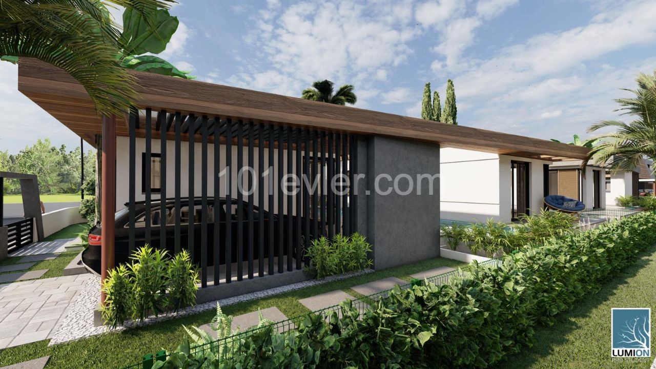  ONE STOREY VILLAS 3 + 1 FOR SALE İN Famagusta Yenibogazici