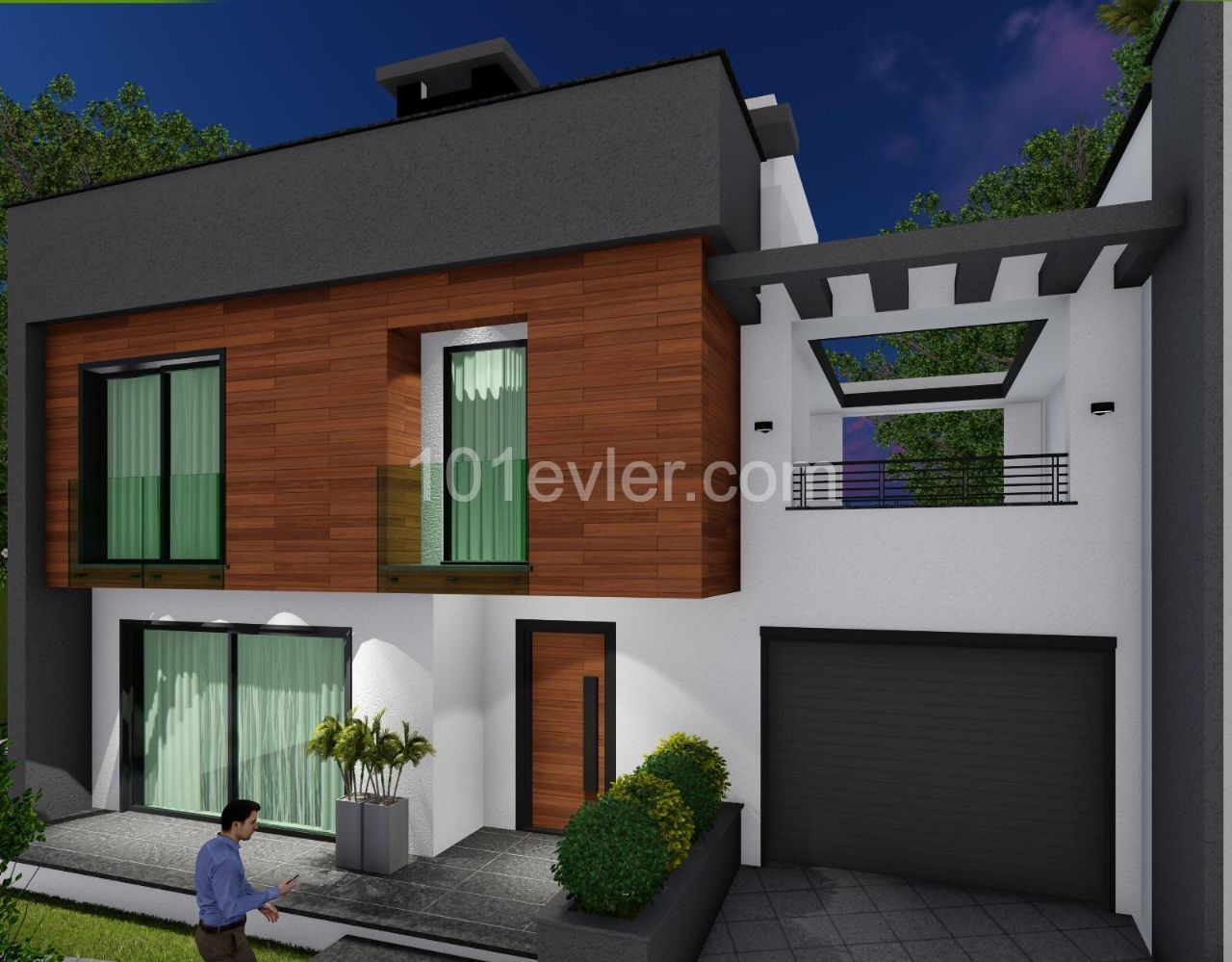 Brand new 3+1 TWIN villa for sale in Ozankoy 