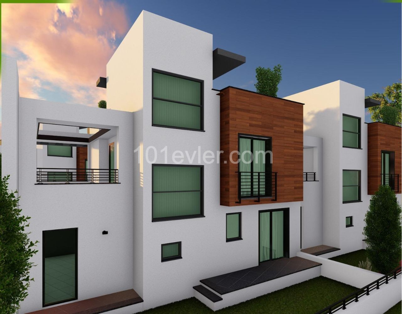 Brand new 3+1 TWIN villa for sale in Ozankoy 