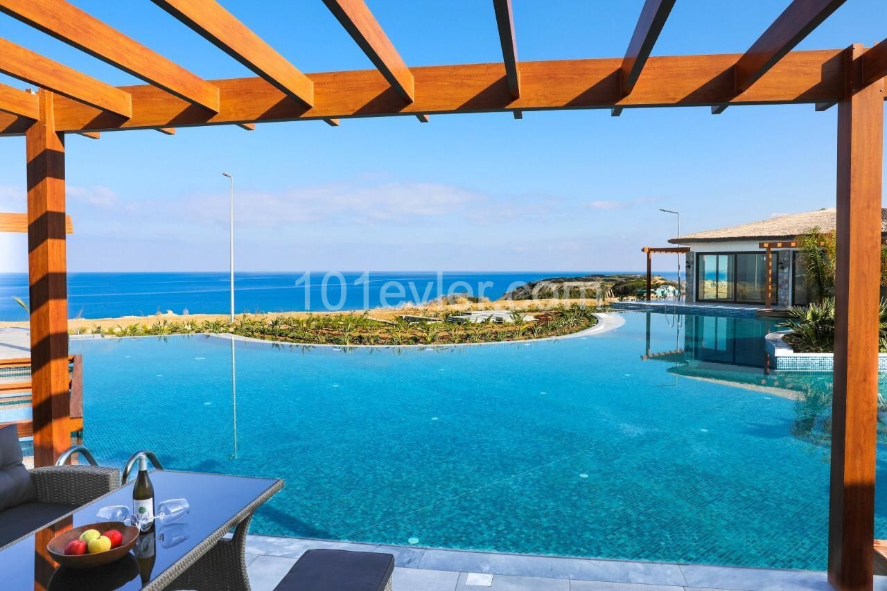 2+1 SEAFRONT LUXURY VILLA FOR SALE IN ESENTEPE, NORTH CYPRUS