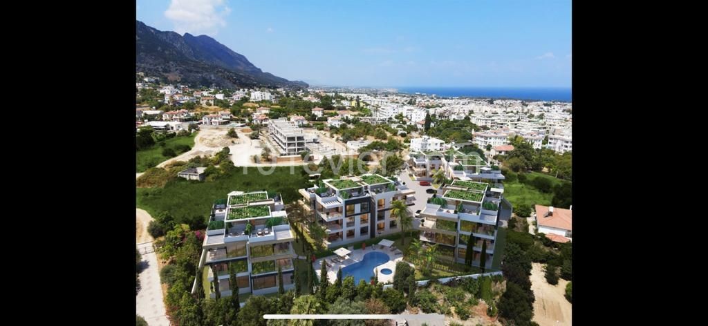 LAST ONE! Gorgeous 2+1 apartment  for sale in Alsancak, in a complex with a pool.  Delivery February 2022.