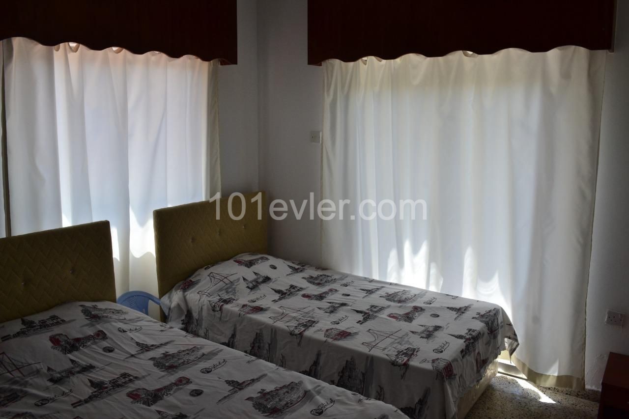 3+1 villa for rent in Karaoğlanoğlu with garden