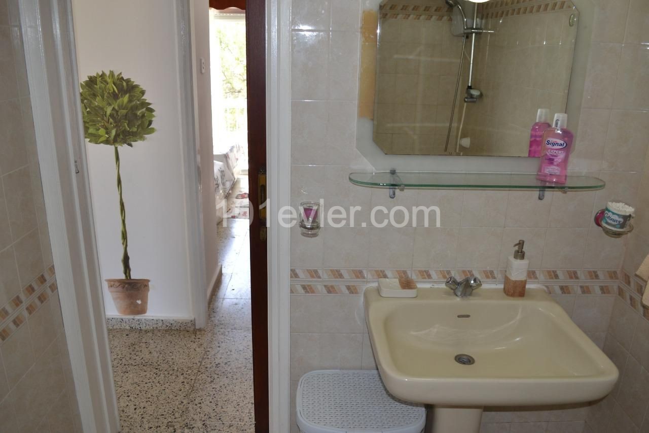 3+1 villa for rent in Karaoğlanoğlu with garden