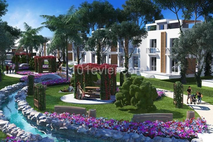Luxury 2+1 penthouse apartment near Mediterranean Sea in 5 star concept site. Ready to move. 