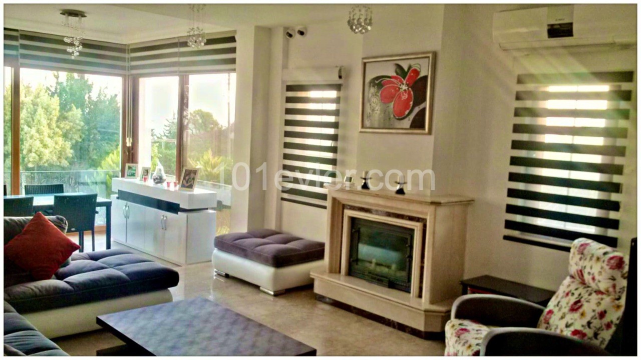 SPECIAL OFFER ONLY TILL NEW YEAR! 4+1 fully furnished villa  for sale in Çatalkoy, KYRENİA