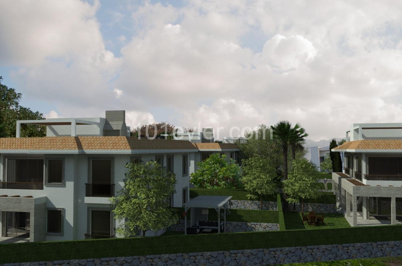 2+1 apartments  for Sale in ALSANCAK, Detached Style.  Delivery May 2022.