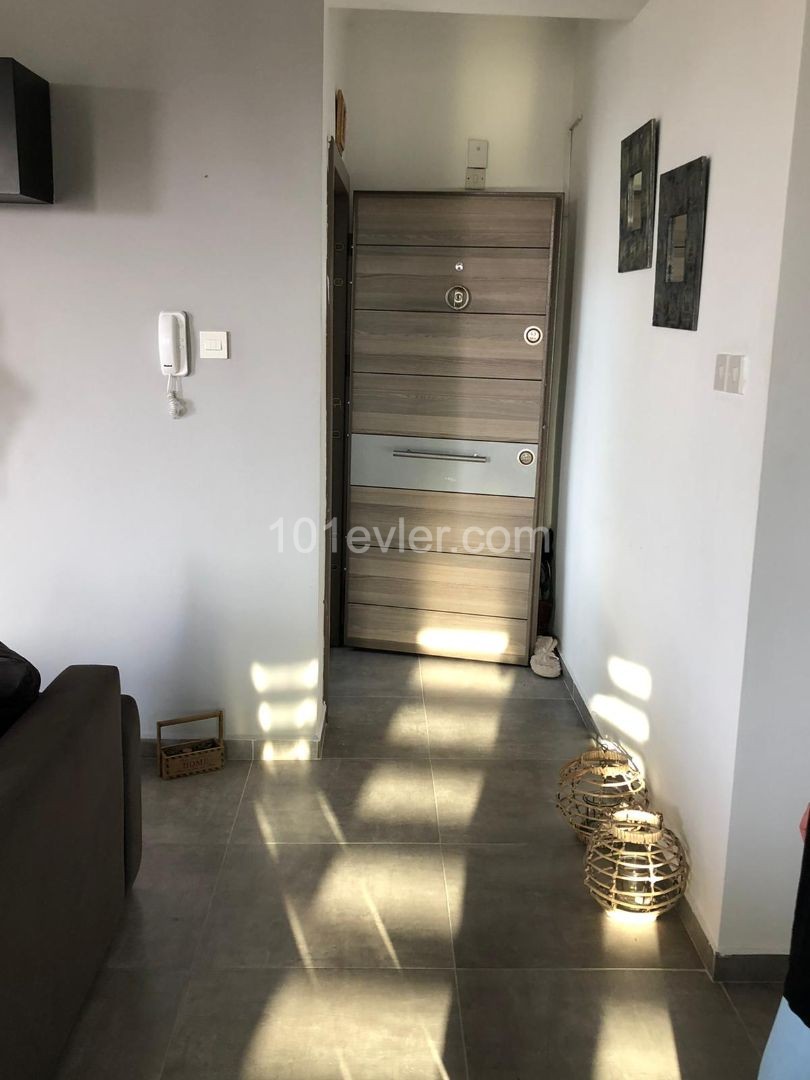 2+1 apartment with large terrace in Karaoğlanoğlu