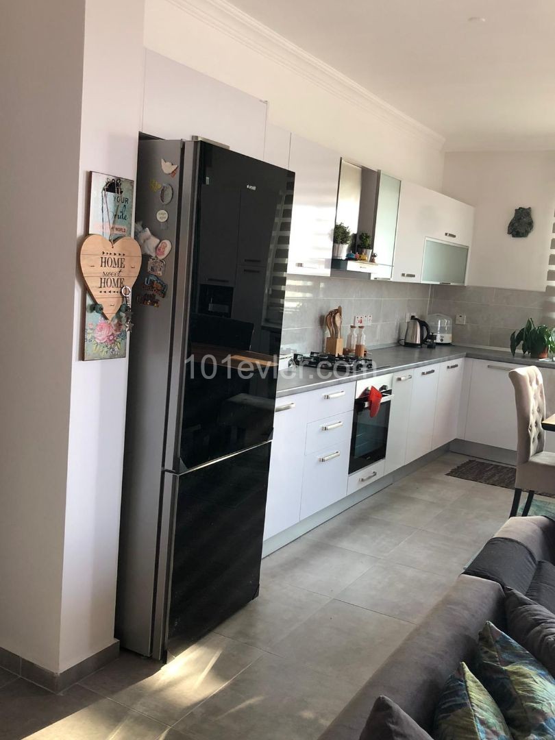 2+1 apartment with large terrace in Karaoğlanoğlu