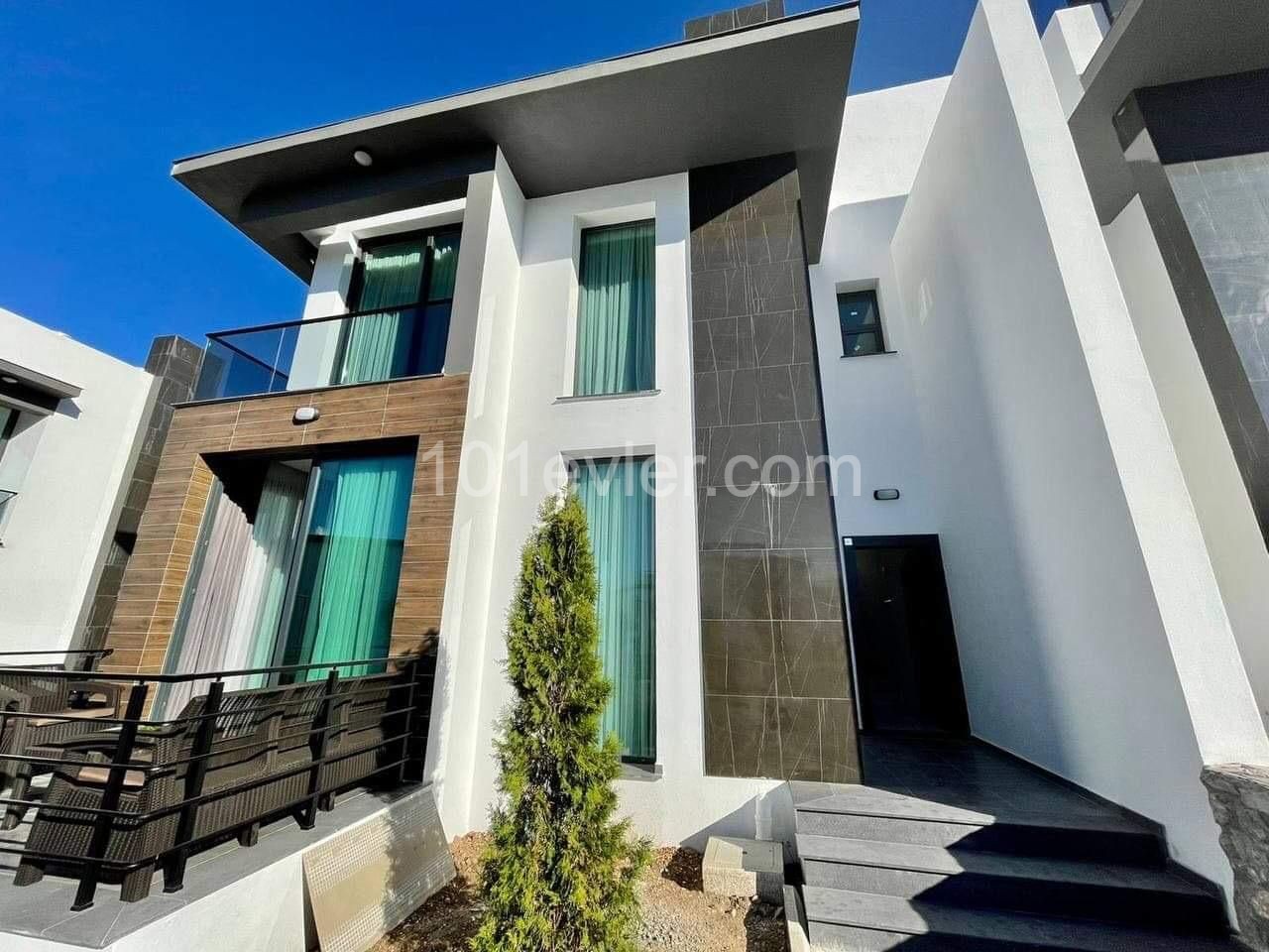 Brand new fully furnished twin villa for rent in Kyrenia.