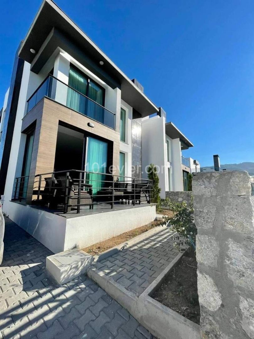 Brand new fully furnished twin villa for rent in Kyrenia.