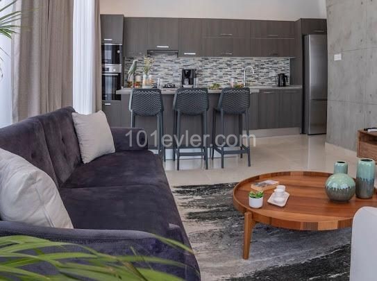 Zeytinlikte taşınmaya hazır muhteşem 2+1 satılık daireler ve triplex konutlar havuzlu sitede.