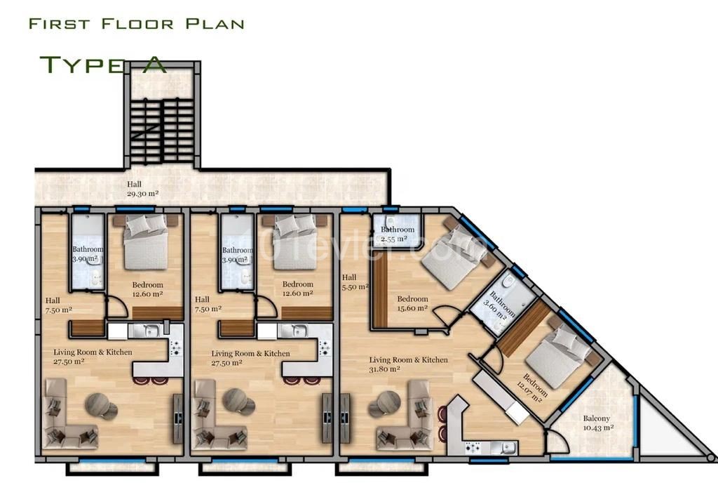 A Brand New Living Center is Rising in Alsancak! 1+1, 2+1, 3+1 apartments for sale. Delivery April 2023