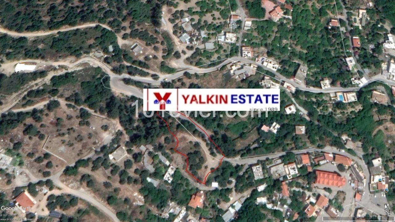 2 acres of land with panoramic and unstoppable sea view, in LAPTA BAŞPINAR REGION