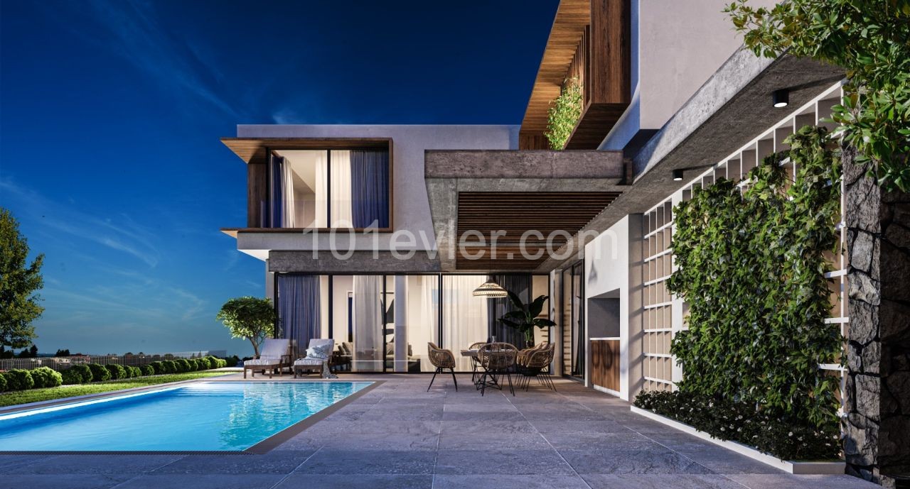 4+1 LUXURIOUS VILLA FOR SALE IN BELLAPAIS REGION IN KYRENIA