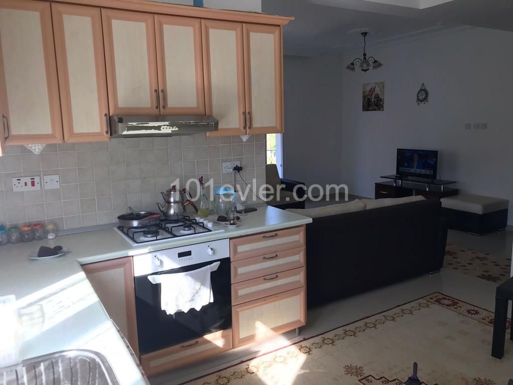 3+1 apartment for sale in Alsancak, Camelot beach area