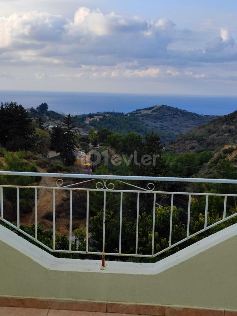 4 acres of land for sale in Ilgaz and a 3+1 villa.  Sea, mountain, scenic view!